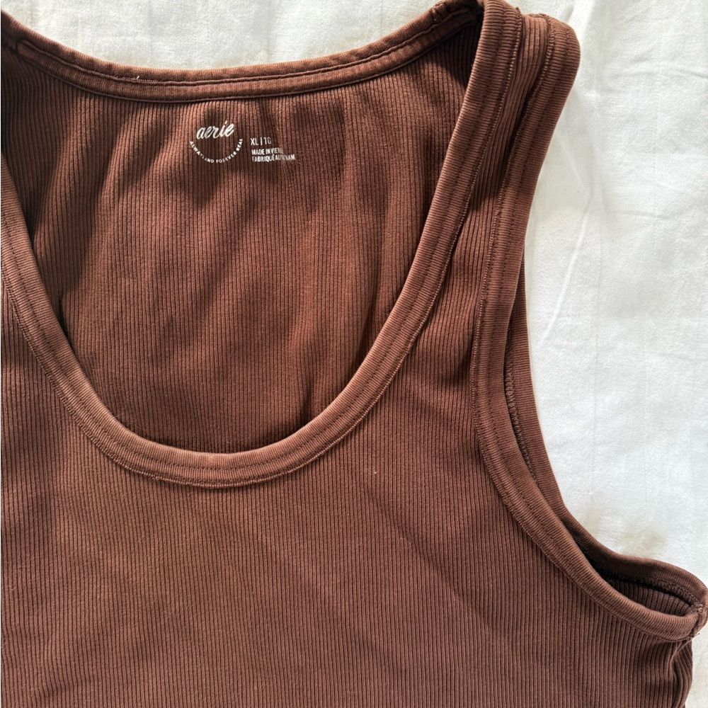 SOLD Aerie Women's Brown Tank Top